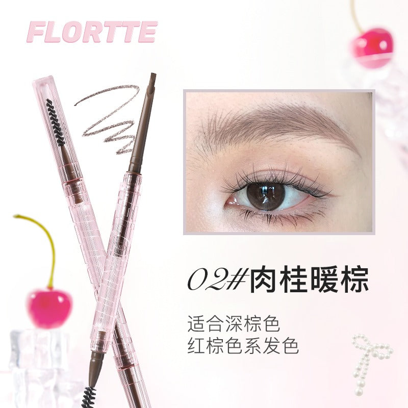 Flortte Solid Small Machete Eyebrow Pencil 6 Shades 110mg