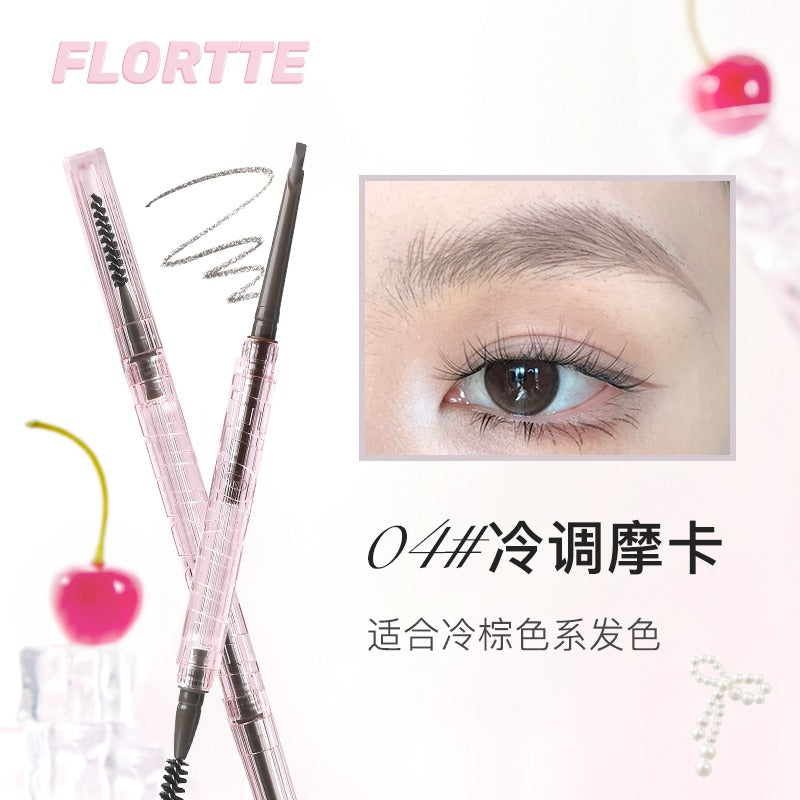 Flortte Solid Small Machete Eyebrow Pencil 6 Shades 110mg