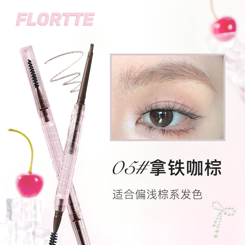 Flortte Solid Small Machete Eyebrow Pencil 6 Shades 110mg
