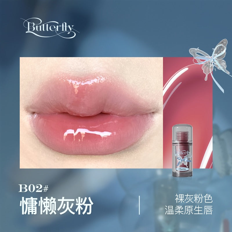 Flortte Twin Butterfly Series Lip Serum Twin B 1.9g