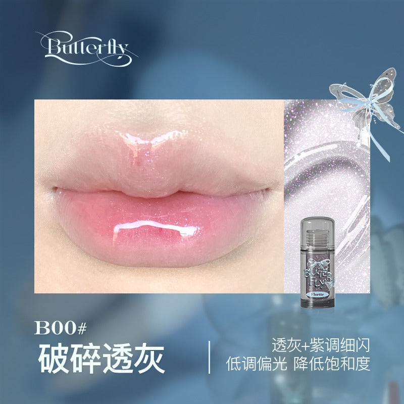 Flortte Twin Butterfly Series Lip Serum Twin B 1.9g