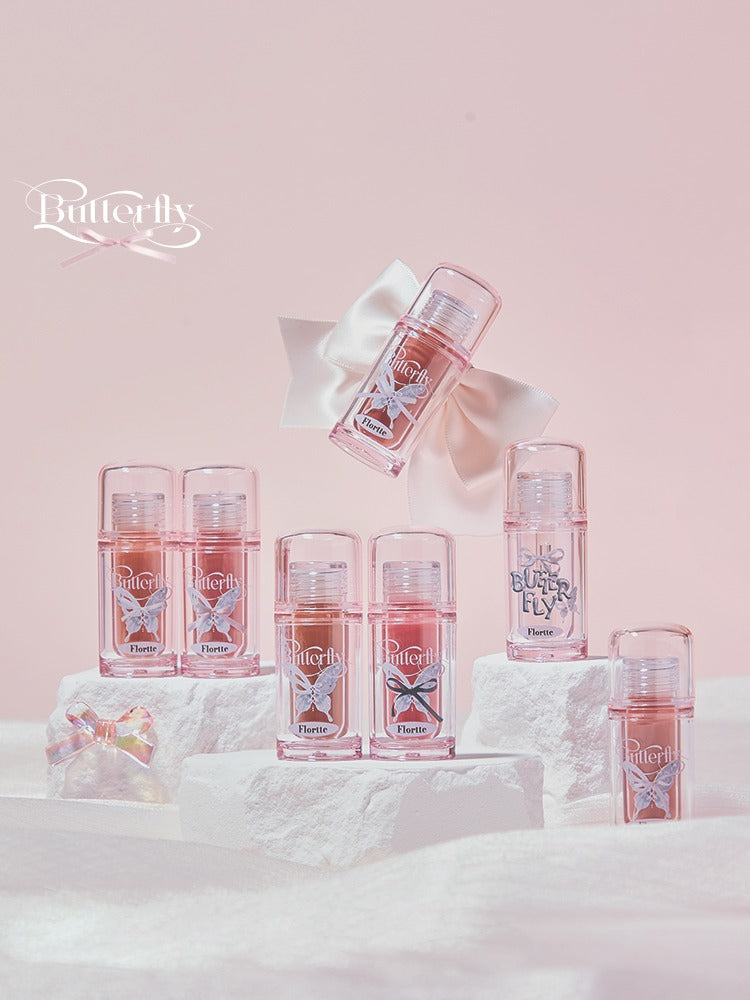 Flortte Twin Butterfly Series Lip Serum Twin P 1.9g