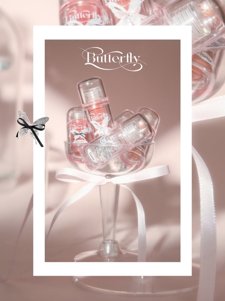 Flortte Twin Butterfly Series Lip Serum Twin P 1.9g