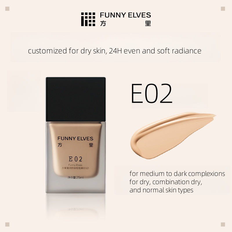 Funny Elves Long Lasting Foundation Dry or Oily Skin Formula 25ml
