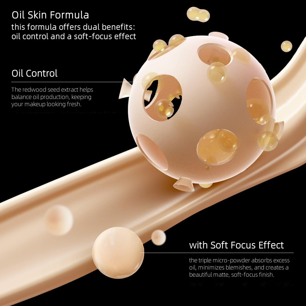 Funny Elves Long Lasting Foundation Dry or Oily Skin Formula 25ml