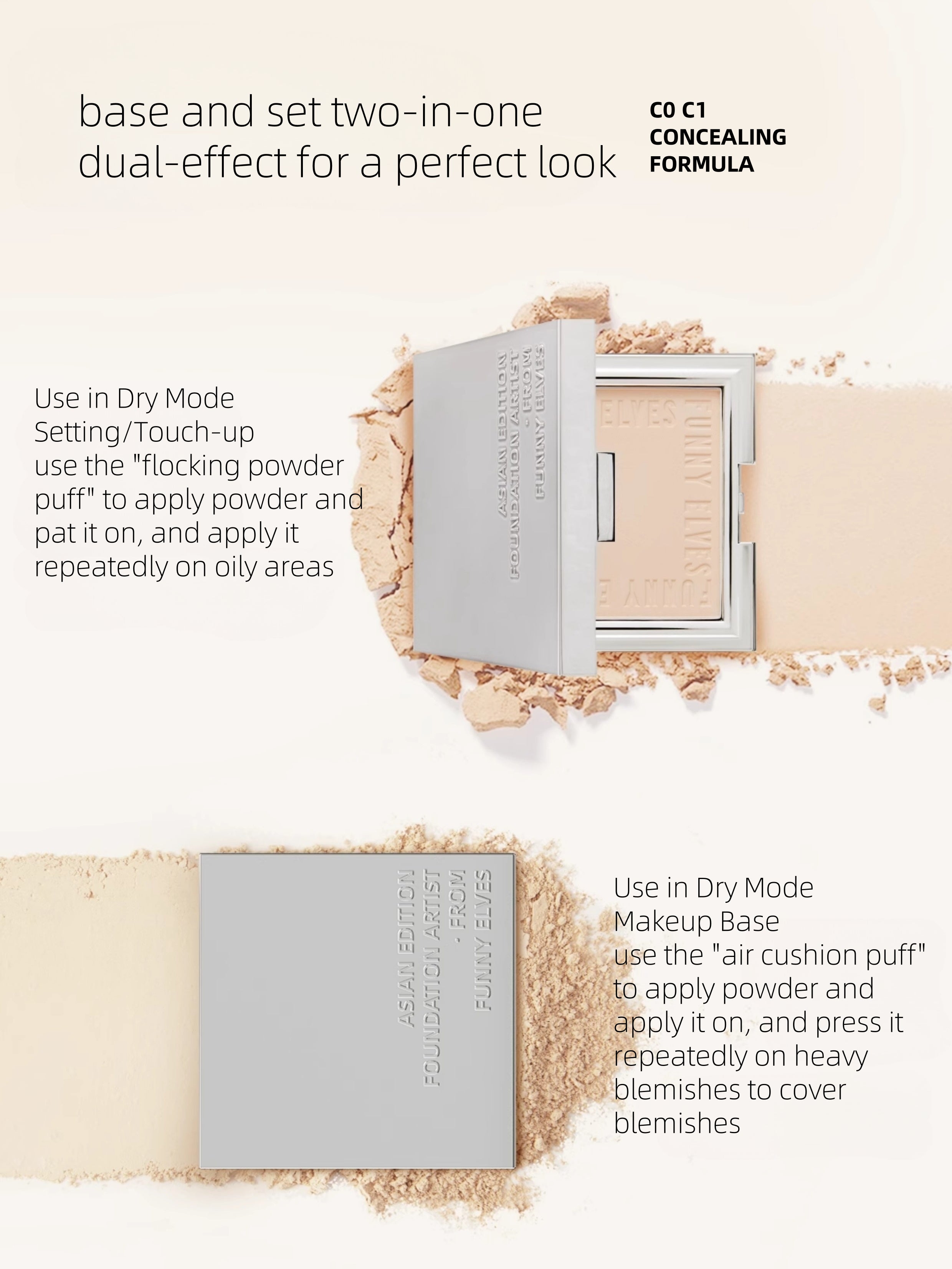 Funny Elves Soft Focus Pressed Setting Powder 7g