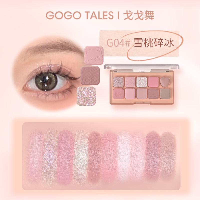 GOGO TALES 10 Colors Eye Palette 12g