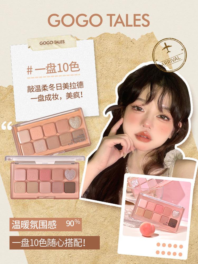 GOGO TALES 10 Colors Eye Palette 12g