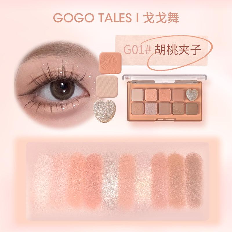 GOGO TALES 10 Colors Eye Palette 12g