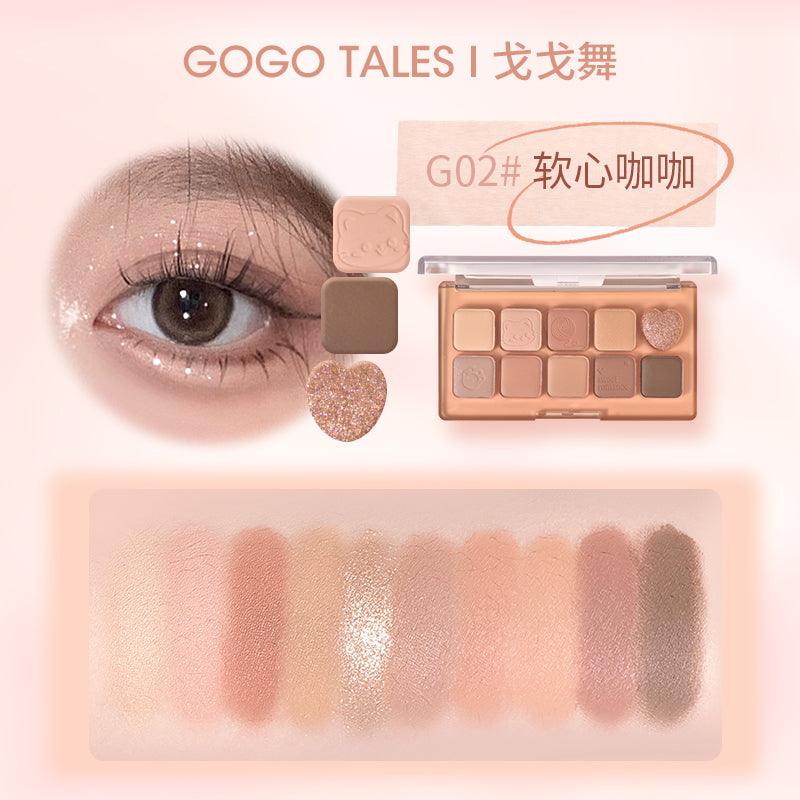 GOGO TALES 10 Colors Eye Palette 12g