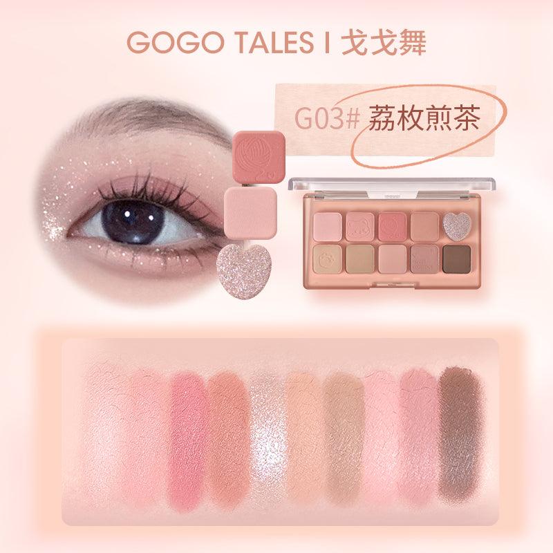 GOGO TALES 10 Colors Eye Palette 12g