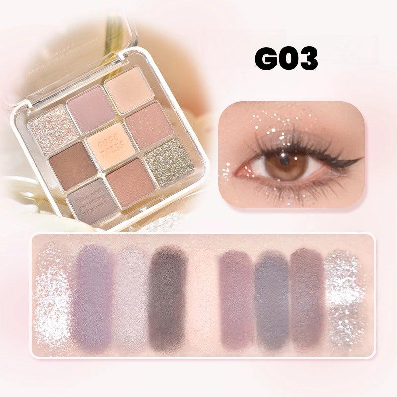 GOGO TALES 9 Colors Eyeshadow Palette 11g