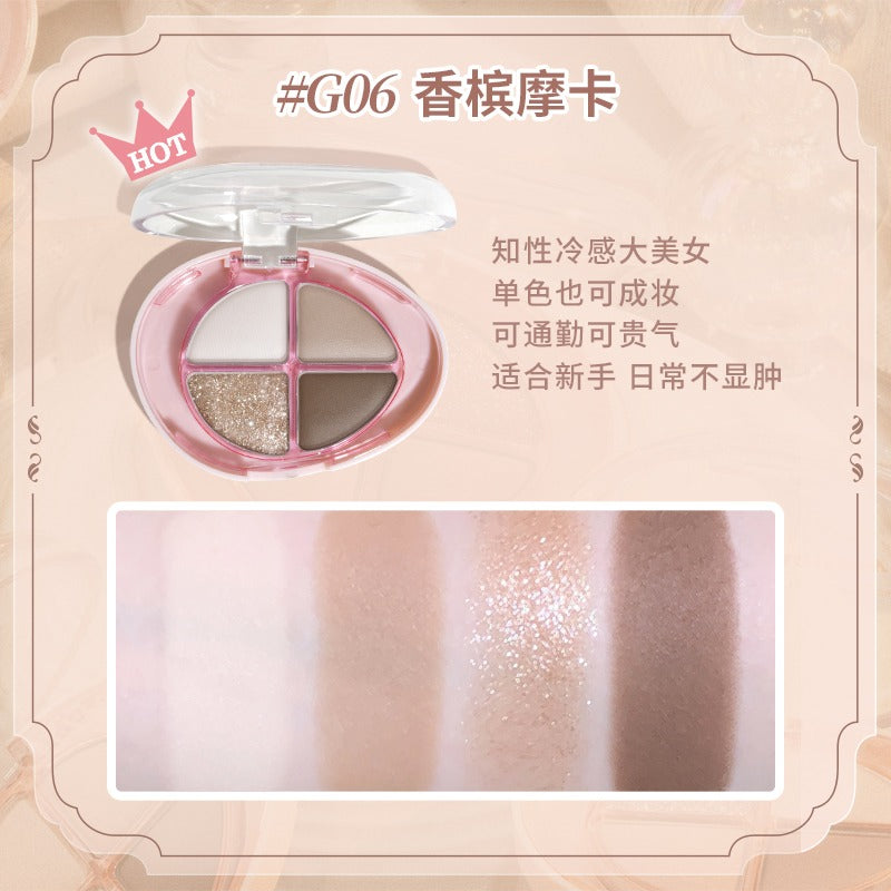 Glittering Colourful Eyeshadow Palette 4.8g