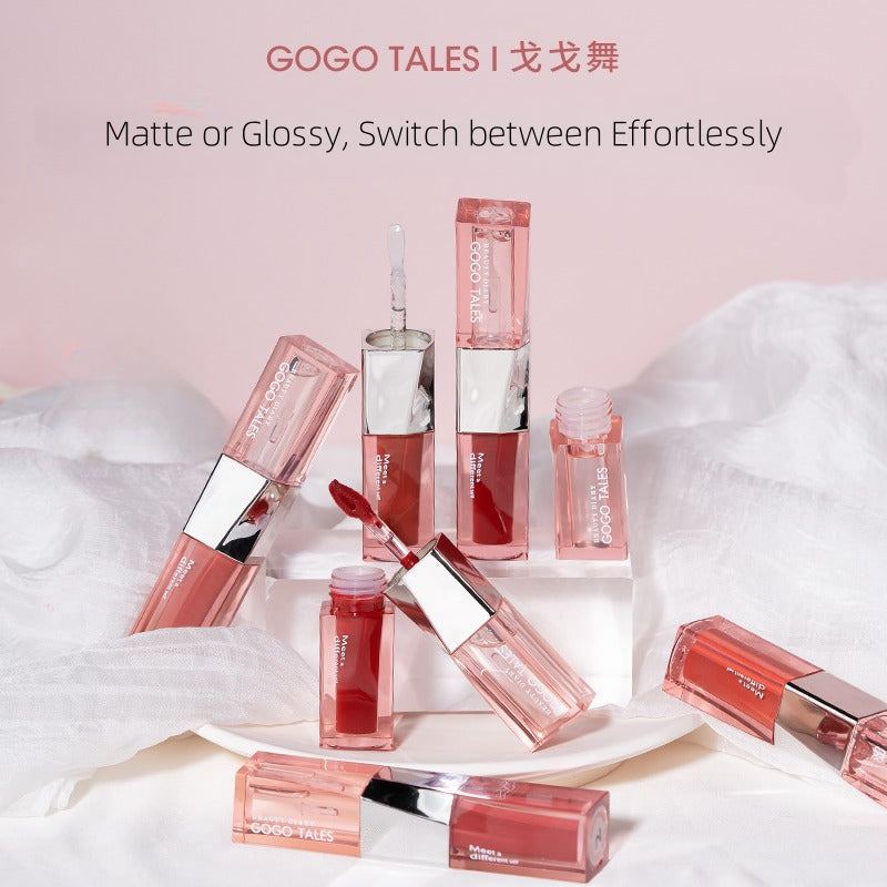 GOGO TALES Plump Long-wear Double-end Lip Glaze 4.8g