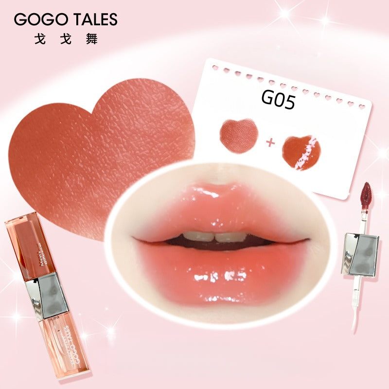 GOGO TALES Plump Long-wear Double-end Lip Glaze 4.8g