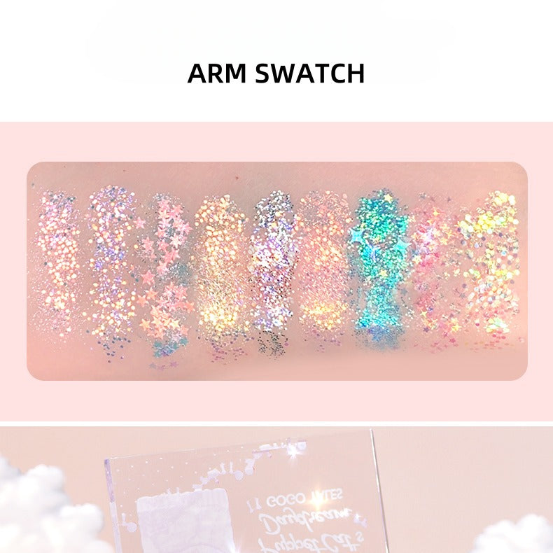 GOGO TALES Stellar Ripple Colourful Eyeshadow Palette 6g