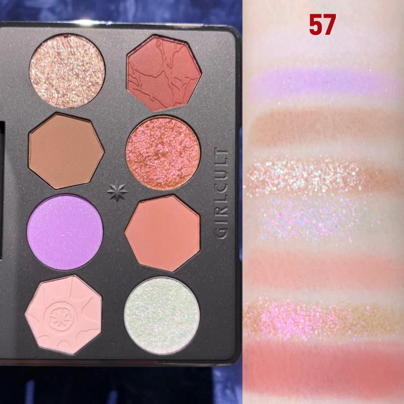 8 Colors Eyeshadow Palette Miaowu 8g