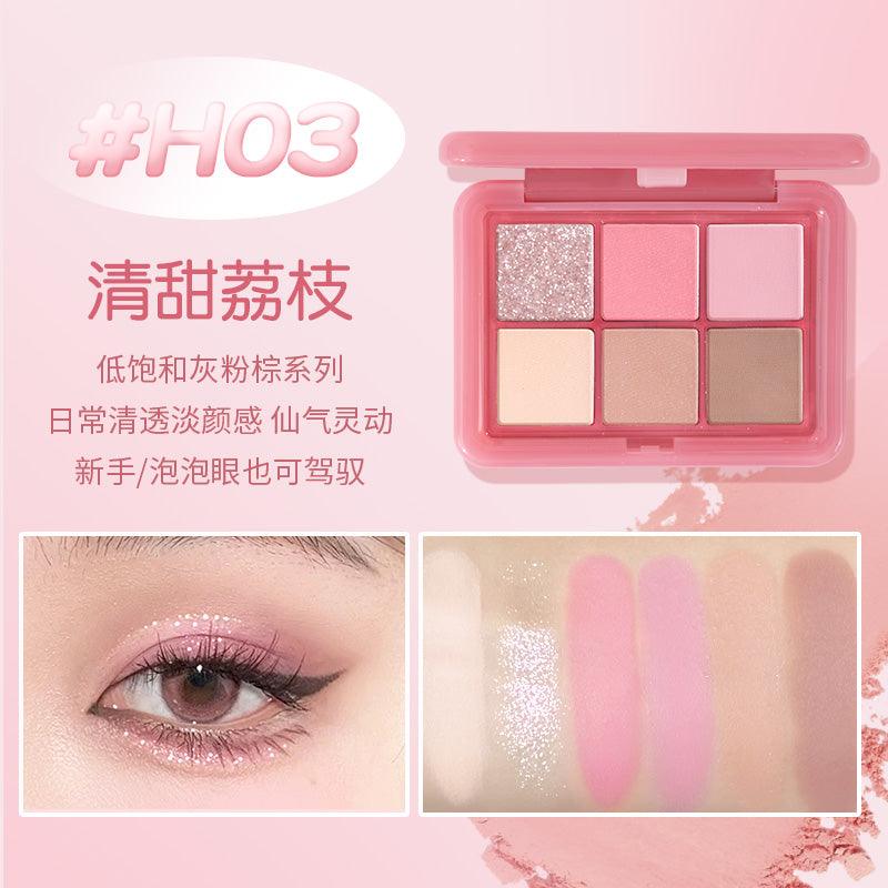 HOLD LIVE 6 Colors Eye Shadow 9g
