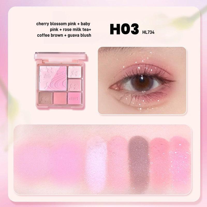 HOLD LIVE Pink Mist Dream Blush N Eyeshadow Palette 14g