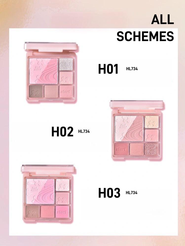 HOLD LIVE Pink Mist Dream Blush N Eyeshadow Palette 14g