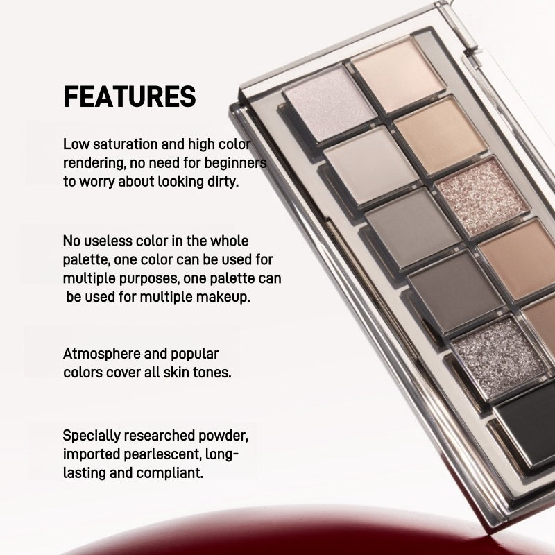 [#01-#05] Joocyee 12 Shades Eyeshadow Palette 14g