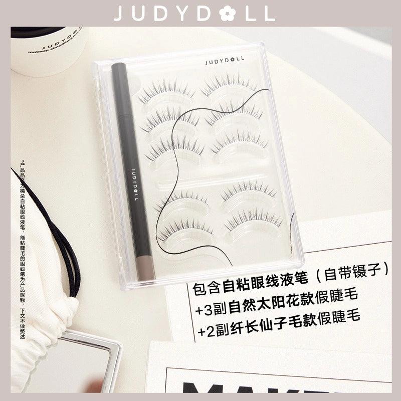 Judydoll Eyelashes N Adhesive Eyeliner Kit Reusable