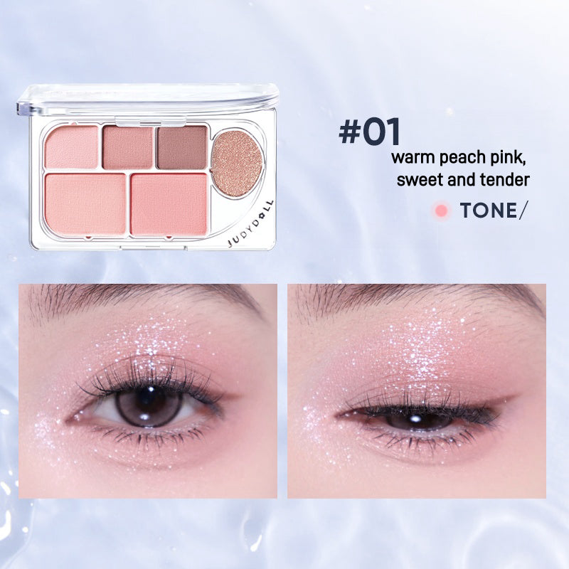 Judydoll Elaborate 6 Colors Eyeshadow Palette 8g