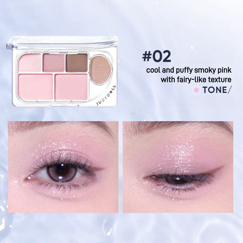 Judydoll Elaborate 6 Colors Eyeshadow Palette 8g