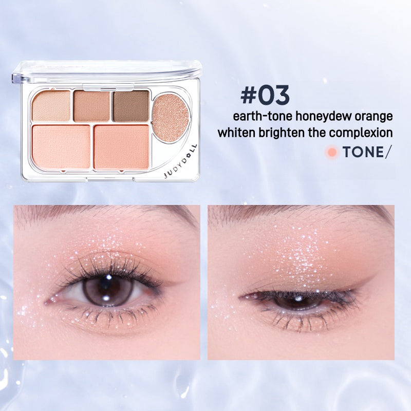 Judydoll Elaborate 6 Colors Eyeshadow Palette 8g
