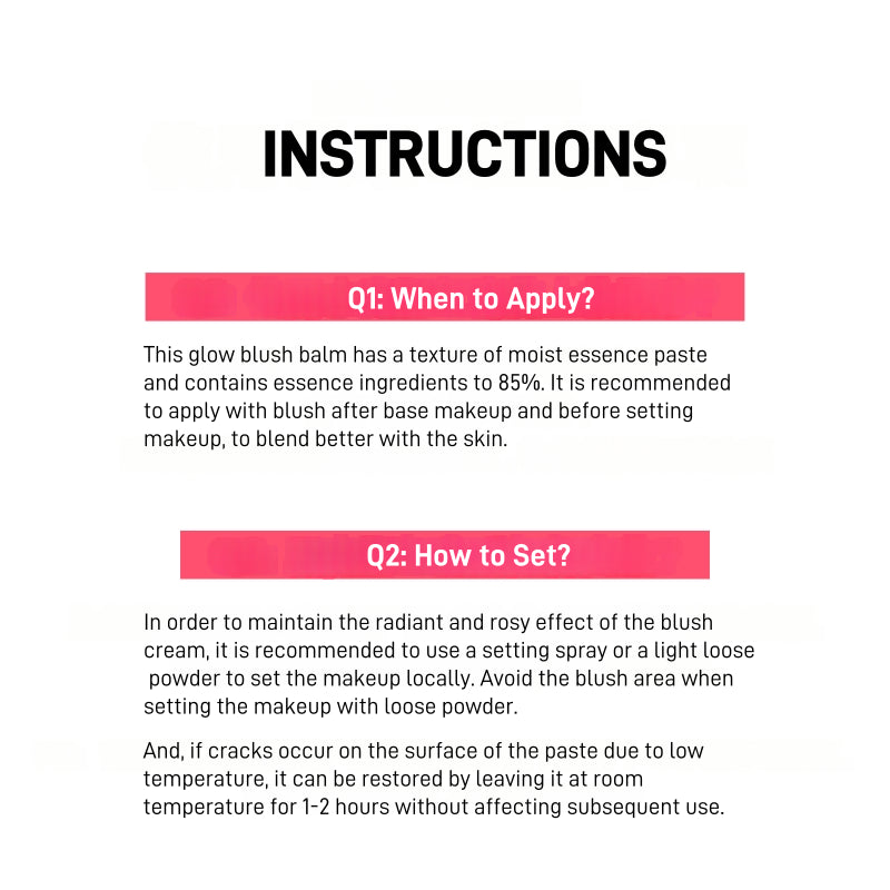 Judydoll Glow Blush Balm 3g