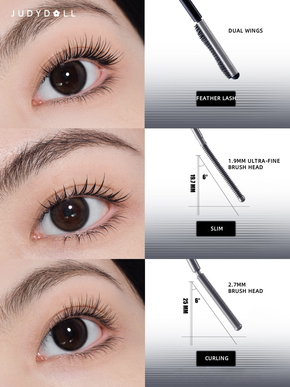 [2g/3g] Iron Strong Mascara Lifting Waterproof