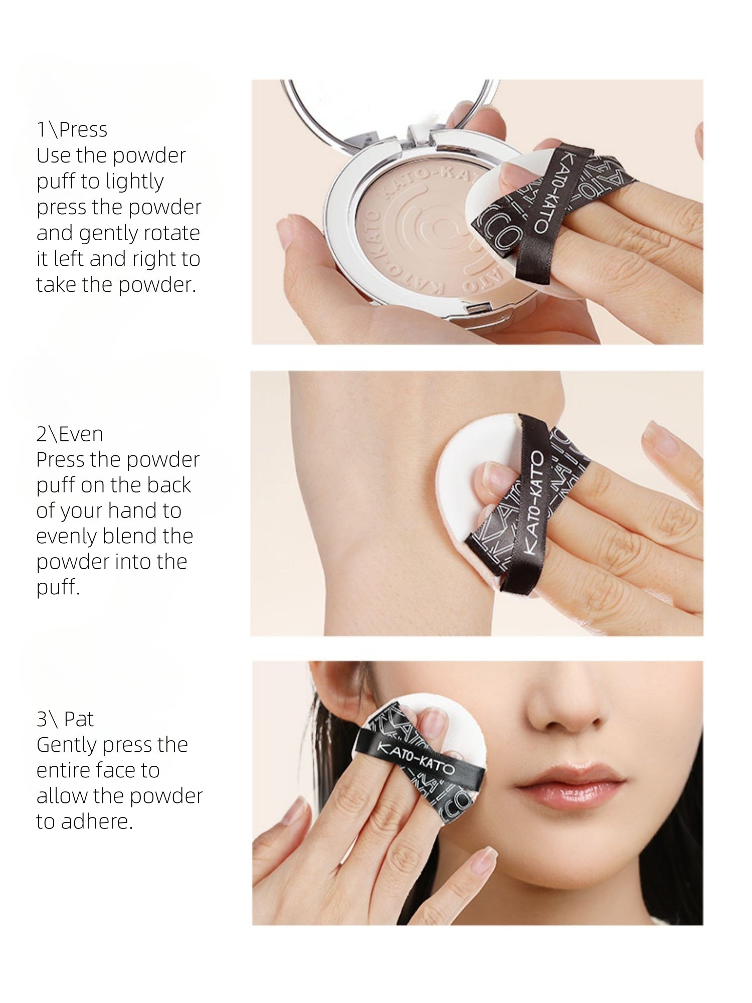 KATO-KATO Just in Tune Waterproof Soft Focus Pressed Powder 9g