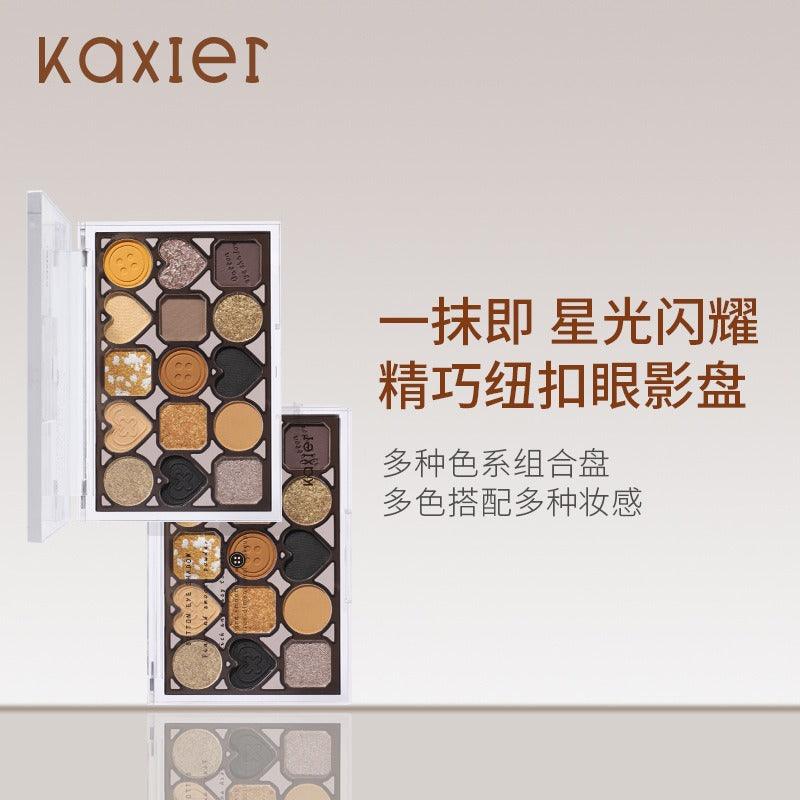 KAXIER Button Series Eye Palette 15 Colors 12g