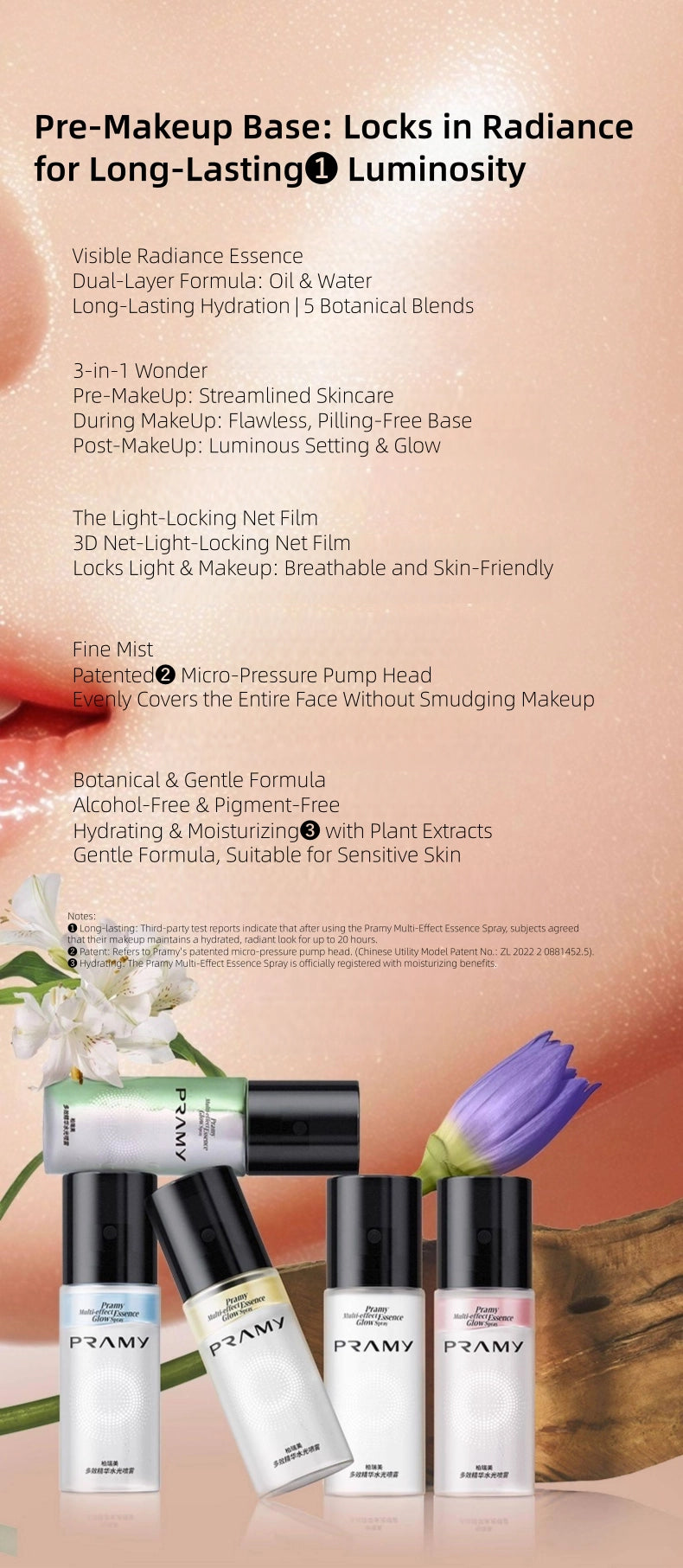 PRAMY - Multi Effect Essence Glow Spray 75ml