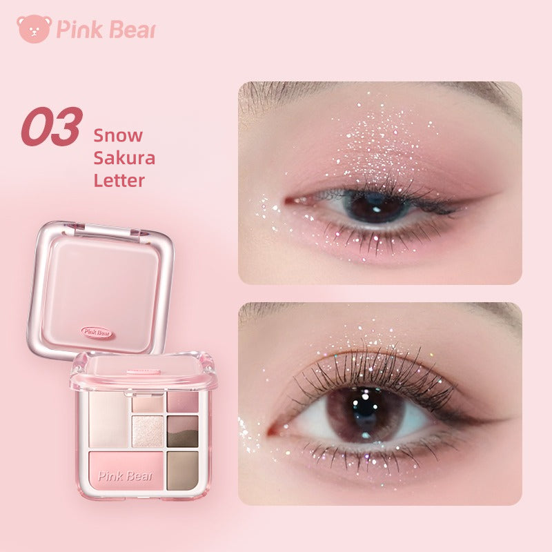 Pink Bear Multi Eyeshadow Palette 10g