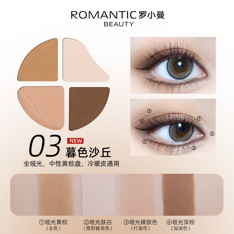 Romantic Beauty Four Color Eyeshadow 2g