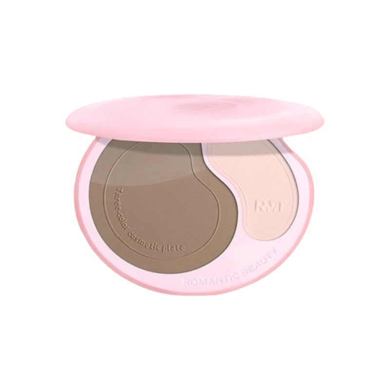 Romantic Beauty Three Color Cosmetic Palette 11g