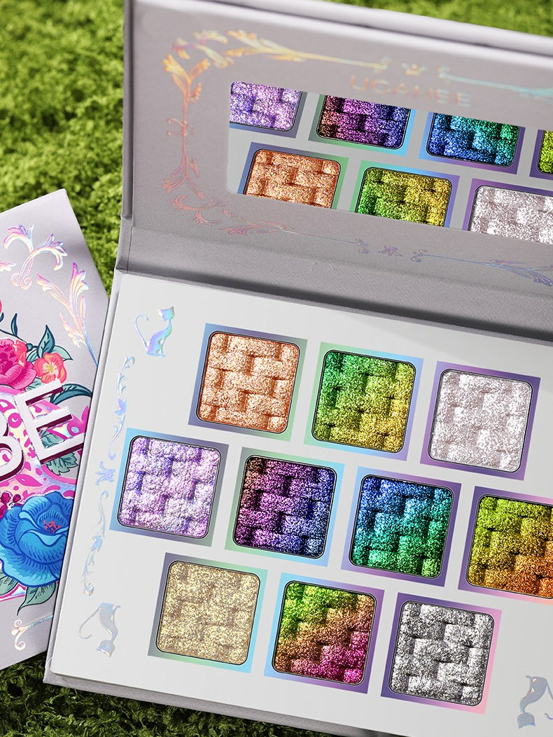 UCANBE 10 Colors Chameleon Eyeshadow Palette Lunar Mirage 7g