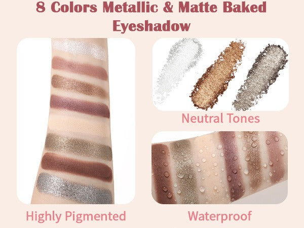 8-Color Baked Eyeshadow 9.5g