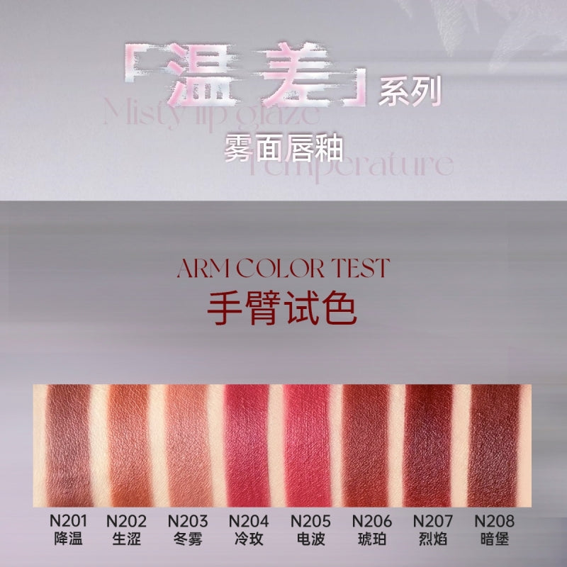 Uhue Matte Lip Glaze 3ml Mist Velvet