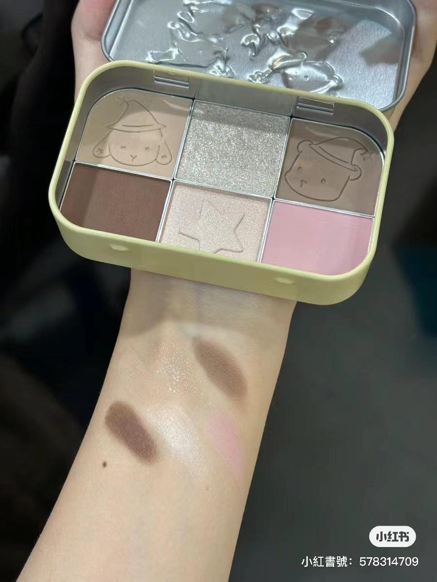 YIGUDIGU Candy Box 6 Colors Eye Palette 18g