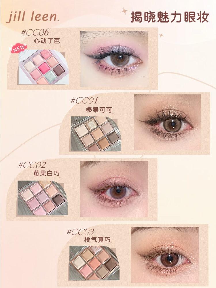JILL LEEN Chocolate 9 Colors Eye Palette 9g