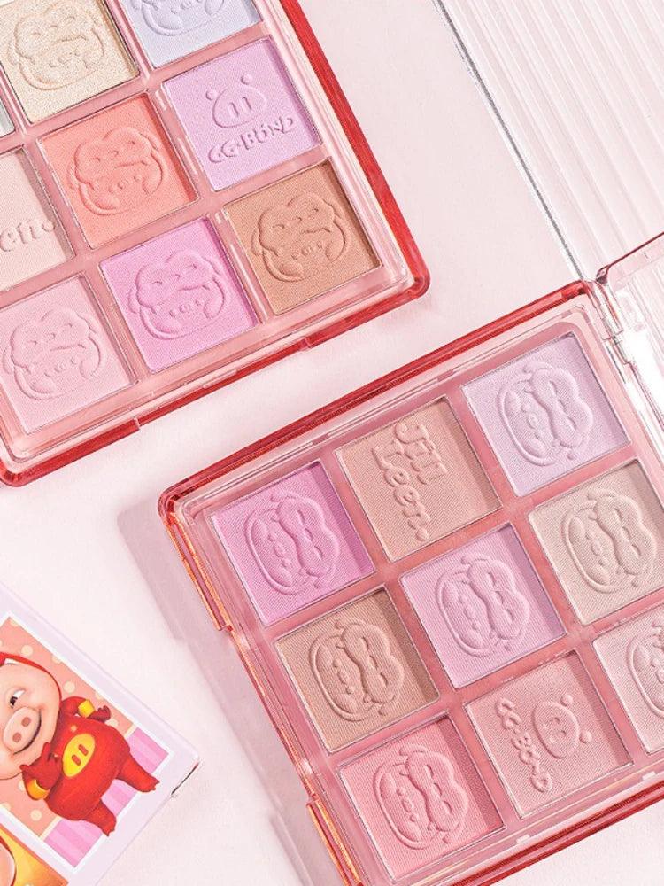 GGBOND 9 Colors Blush Palette 12g