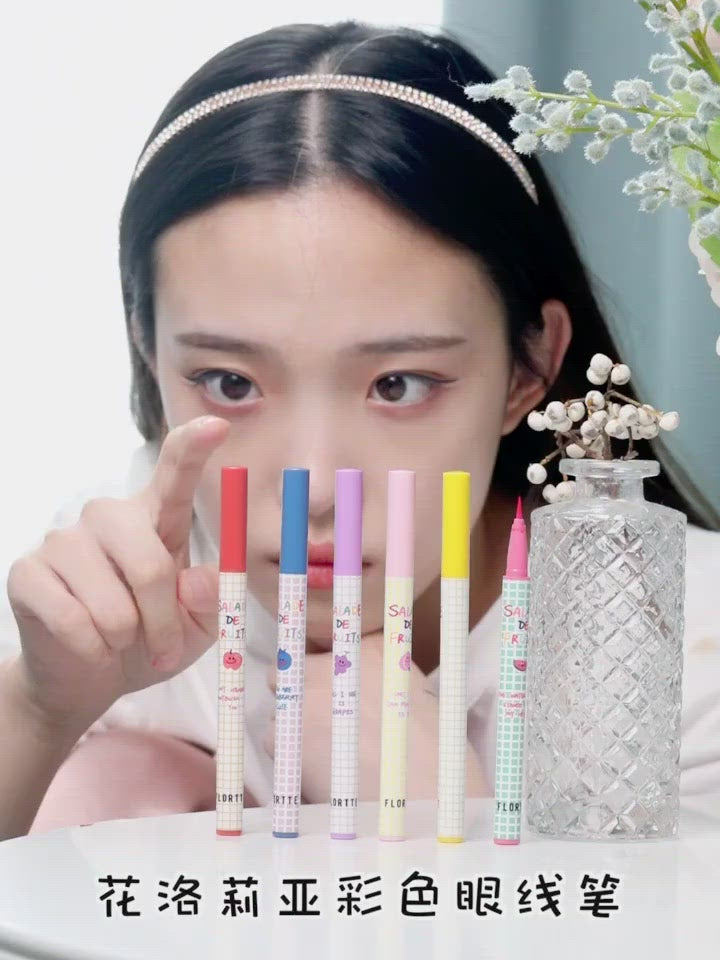 Load video: Flortte De Fruits Liquid Eyeliner 0.5ml