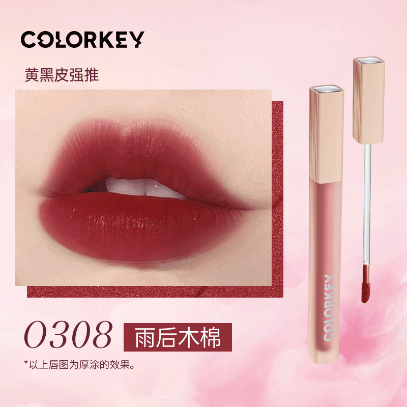 【NEW P319 P317 O316】Colorkey Soft Matte Lip Tint KLQ077 - Chic Decent