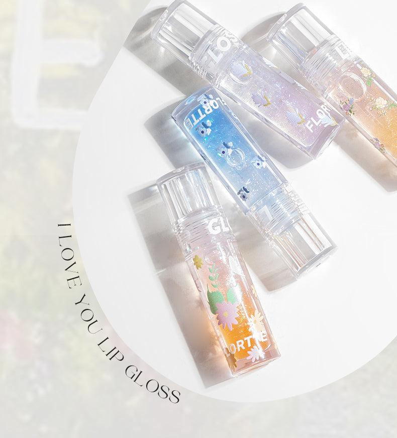 FLORTTE I Love You Lip Gloss Lip Care FLT037 - Chic Decent