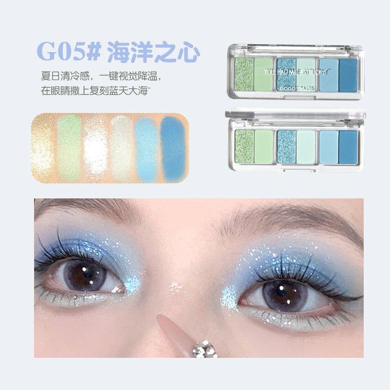 GOGO TALES 6 Colors Eye Shadow 6.6g