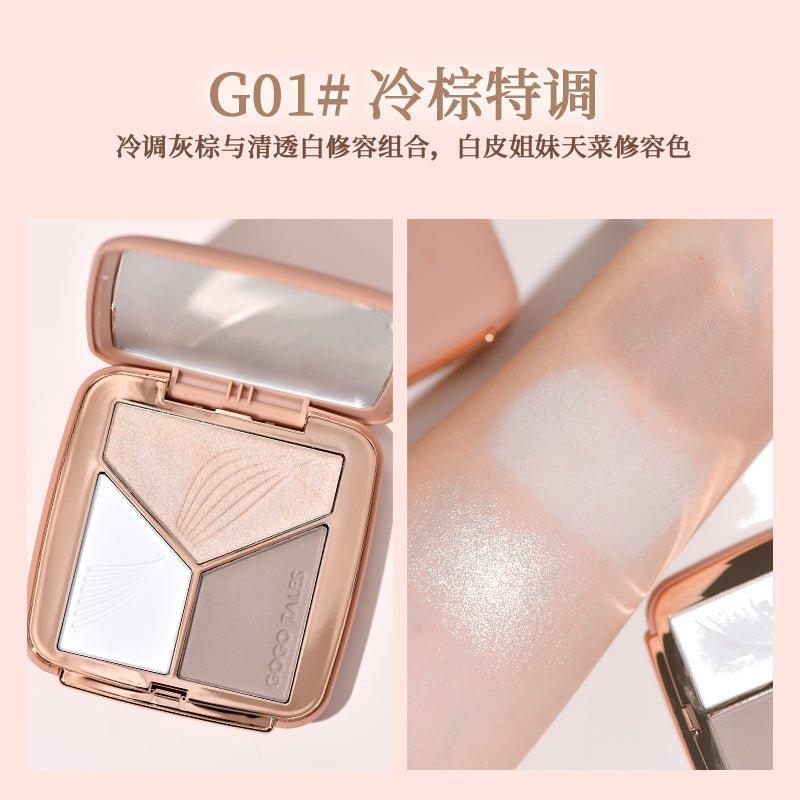 GOGO TALES Triple Colors Contour Palette 11g