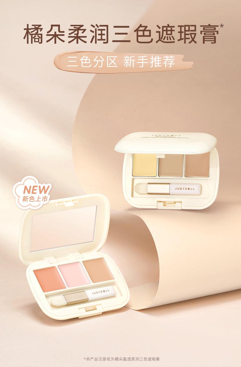 Judydoll Moisturizing Three-Color Concealer Palette JD091 - Chic Decent