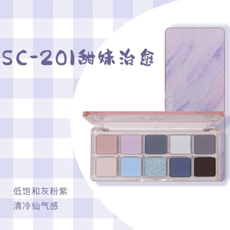 Shedella SC Ten Colors Eyeshadow Palette SLD09 - Chic Decent
